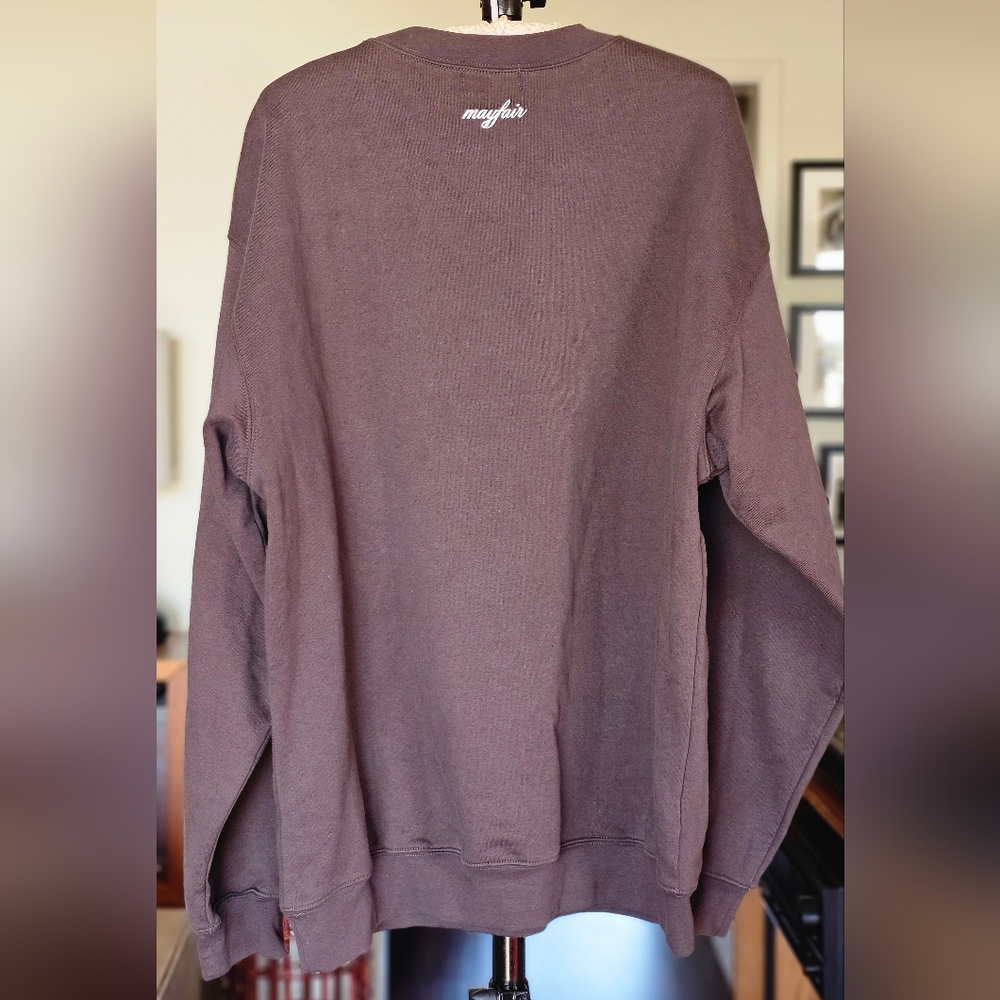 The Mayfair Group Empathy Always Crewneck Sweatshirt - Grey And Blue - Picture 3 of 5